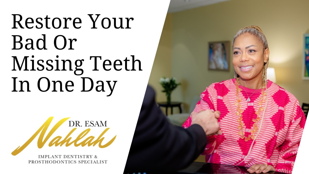 Restore Your Bad or Missing Teeth in A One Day — video thumbnail