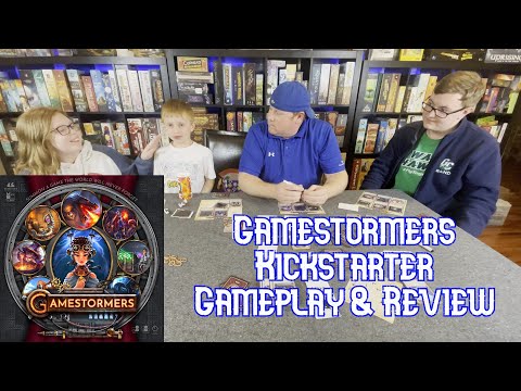 Gamestomers - Marcum Family Gaming - 4-player Gameplay - KS Playthrough and Review