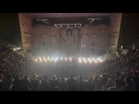 Intro Woodkid live @ Positiv Festival , Theatre Antique d'Orange , France 23-06-2022