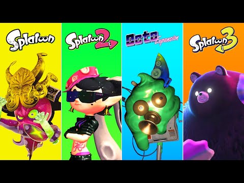 Evolution of Final Bosses in Splatoon Games (2015-2022)