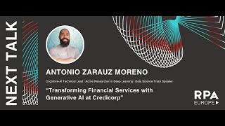 Antonio Zarauz Moreno: Transforming Financial Services with Generative AI at Credicorp