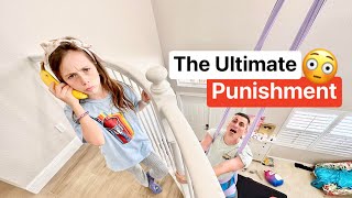 The ULTIMATE Punishment! Dad FELL off the BALCONY!😨