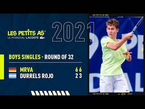 Les Petits As 2021 | Boys Round of 32 | Maxim Mrva vs. Bautista Durrels Rojo