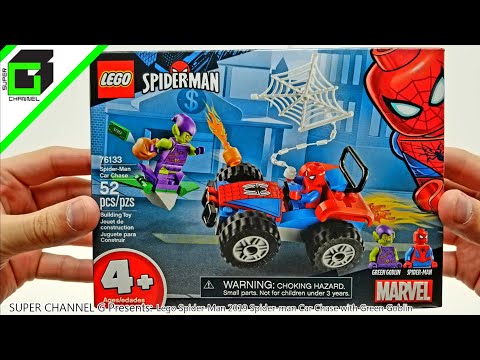 LEGO SPIDER-MAN 2019 Spider man Car Chase with Green Goblin