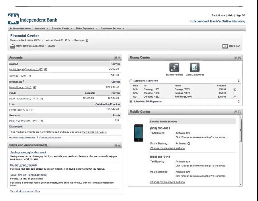 Independent Bank | Online Banking