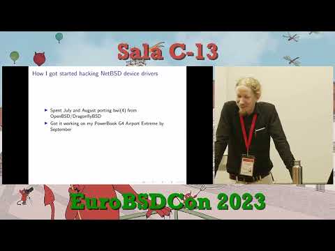 How to get started hacking NetBSD - Taylor R Campbell - EuroBSDcon 2023