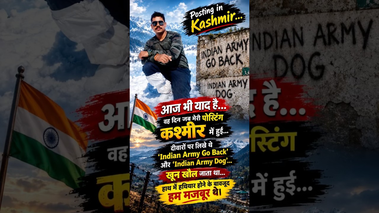 🔥 “कश्मीर की वो यादें… जब हाथ में हथियार थे, फिर भी हम मजबूर थे 🇮🇳😡 |#shorts  #indianarmy #viral