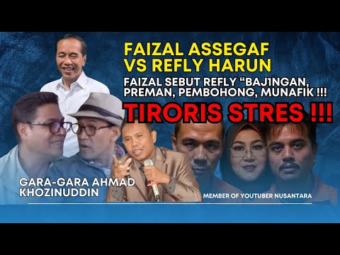 THE HEATED DEBATE BETWEEN REFLY HARUN VS FAIZAL ASSEGAF FINALLY CAUSES THE GROUP ACCUSING FAKE DI...