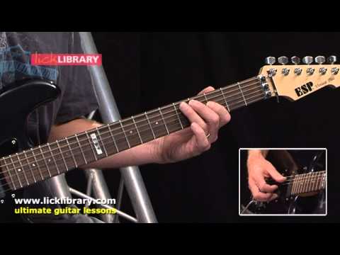 Open Voiced Chords - Guitar Lesson With Danny Gill Licklibrary