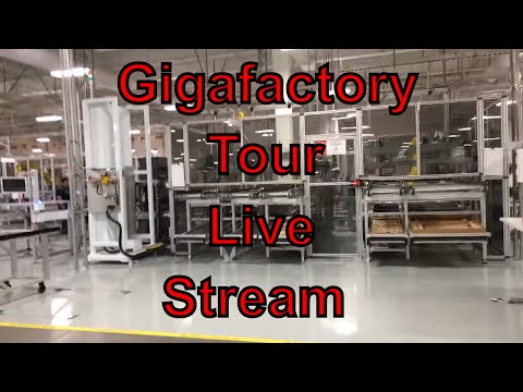 , title : 'Tesla Gigafactory Factory Tour! LIVE 2016 Full Complete Tour'