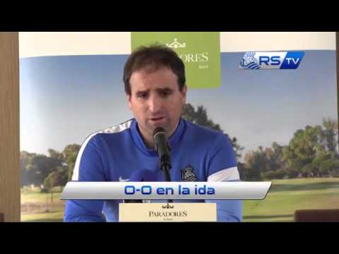 Declaraciones de Jagoba Arrasate previas al partido de la Real Sociedad - Villarreal de Copa