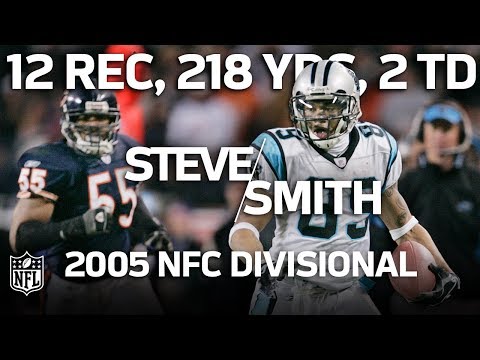 Steve Smith Torches Bears in the '05 NFC Divisional with Career-High 218 Yards | NFL Highlights