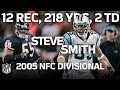 Steve Smith Torches Bears in the '05 NFC Divisional with Career-High 218 Yards | NFL Highlights