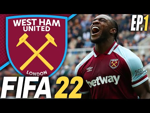 FIFA 22 WEST HAM UNITED CAREER MODE EP1 - IT'S FINALY HERE! 😍