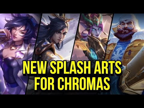 11 NEW Splash Arts For Chromas - Ahri | Senna | Caitlyn | Graves | Riven | Talon | Yi And More