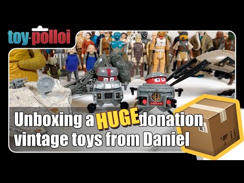 Unboxing a HUGE donation box from Daniel - including a Toy Grail! - Toy Polloi