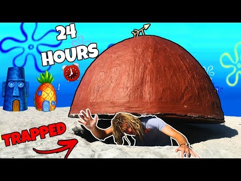 I Spent 24 Hours UNDER Patrick Stars House (GONE WRONG) Video