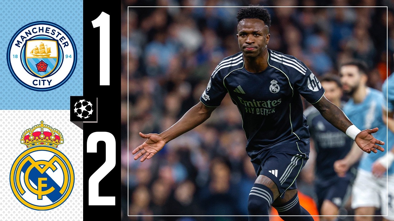 Manchester City FC 1 - 2 Real Madrid CF highlights