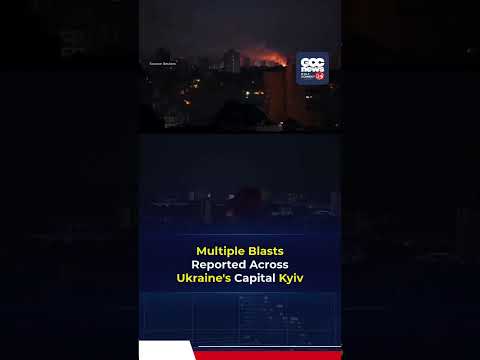 Blasts Shake Kyiv as Russian Missile and Drone Attack Triggers Fires Across the City