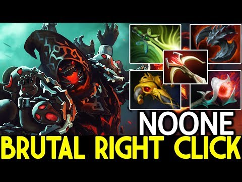 NOONE [Shadow Fiend] Brutal Right Click Full Physical Build 7.22 Dota 2