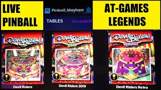 Live virtual pinball - Zaccaria -3 Devil Riders tables (and more) - At Games Legends
