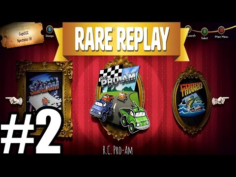 Rare Replay - Gameplay Walkthrough Part 2 - Slalom , R.C. Pro-AM , Snake Rattle N Roll & more [ HD ]