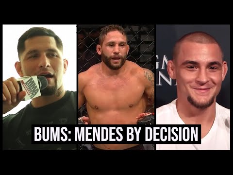 🥊 Bums Picking Chad Mendes to Beat Conor McGregor