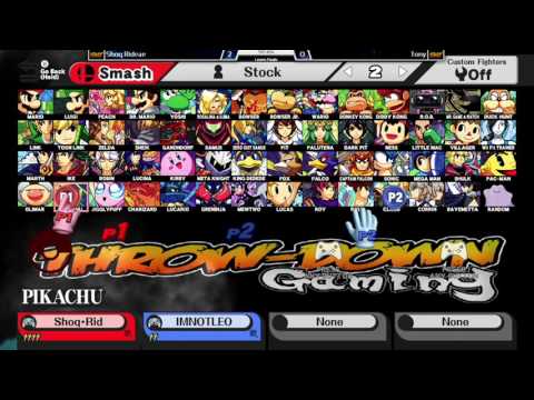 Smash 4 TNT 9-15-16 | Losers Finals | Tony VS Shoq Rideae