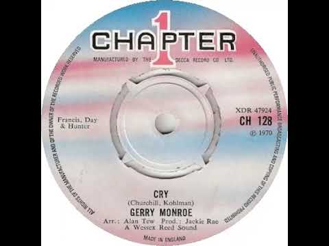 UK New Entry 1970 (171) Gerry Monroe - Cry