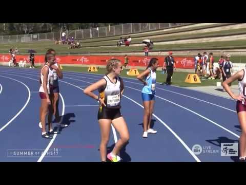 U13 Girls 100m - Final 2 - Asics Australian Little Athletics Championships