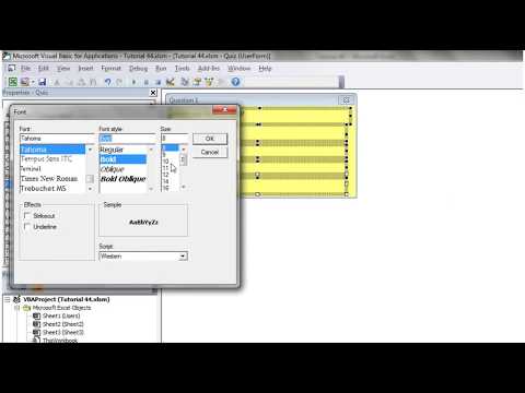 Excel 2010 VBA Tutorial 45   Userforms   Option Buttons