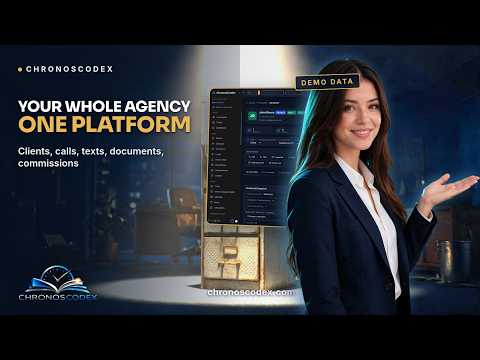 Run your whole insurance agency from one platform with ChronosCodex