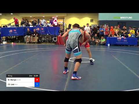 2018 FS WTT Challenge/UWW Juniors 70 Semi-Finals - Brady Berge (NLWC) Vs. Brayton Lee (Red ).mp4
