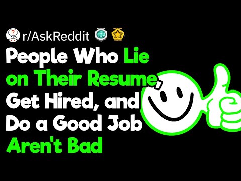 When Lying on Your Resume Works Great