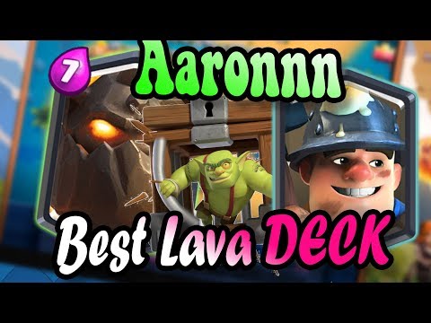 Ranked 1 in the World 👈 Best LavaHound Minier DECK - Clash Royale