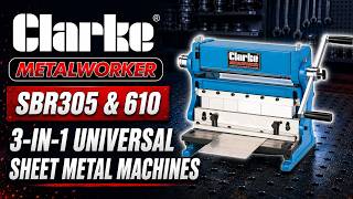 Clarke Metalworker 3-in-1 Sheet Metal Machines | SBR305 & SBR610 Cut, 