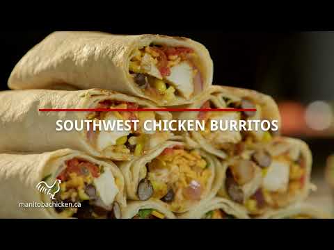 Southwest Chicken Burritos