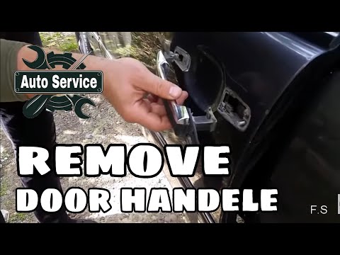 How to Remove the Door Handle on Mercedes w210