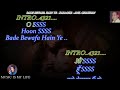 Bade Bewafa Hain Ye Husn Waale Karaoke With Scrolling Lyrics Eng हिंदी