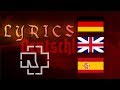 Rammstein Deutschland Lyrics English Spanish German Lyrics
