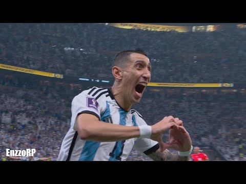 🇦🇷 GOLAZO DI MARIA A FRANCIA 🇫🇷 (RELATO DE PAOLI) 🎙️ TODOS LOS ANGULOS 4K