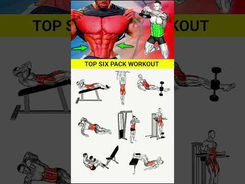 Top 9 six pack workout //🏋🏻‍♂️💪🏻// #gym #fitness #sixpack #workout #top #video #shorts
