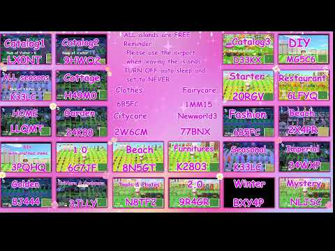 Treasure islands FREE for all  || Animal crossing New Horizons