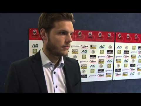 Interview Killian Overmeire na KSC Lokeren - Charleroi 1-0