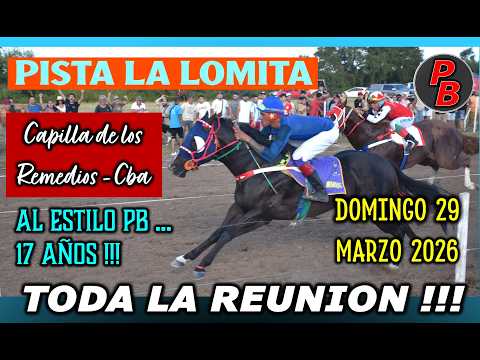 CARRERAS en PISTA LA LOMITA de CAPILLA DE LOS REMEDIOS - CORDOBA (29-03-2026)