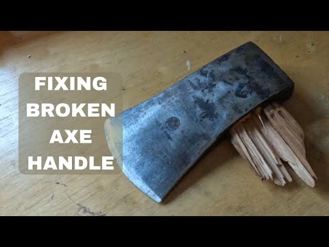 Broken Axe & Fitting New Handle / Hults Bruk Axe Restoration
