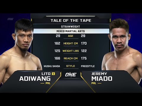 Lito Adiwang vs. Jeremy Miado  | ONE Championship Full Fight