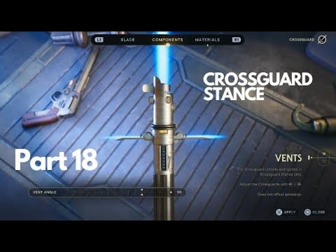 STAR WARS JEDI SURVIVOR PS5 Walkthrough Gameplay Part 18 - CROSSGUARD (Kyle Loren) STANCE(FULL GAME)