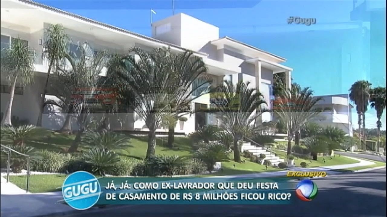 Entre na casa luxuosa do ex-lavrador que fez casamento de R$ 8 milhões
