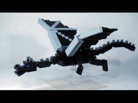 How To Build LEGO Minecraft Ender Dragon (Part 2)